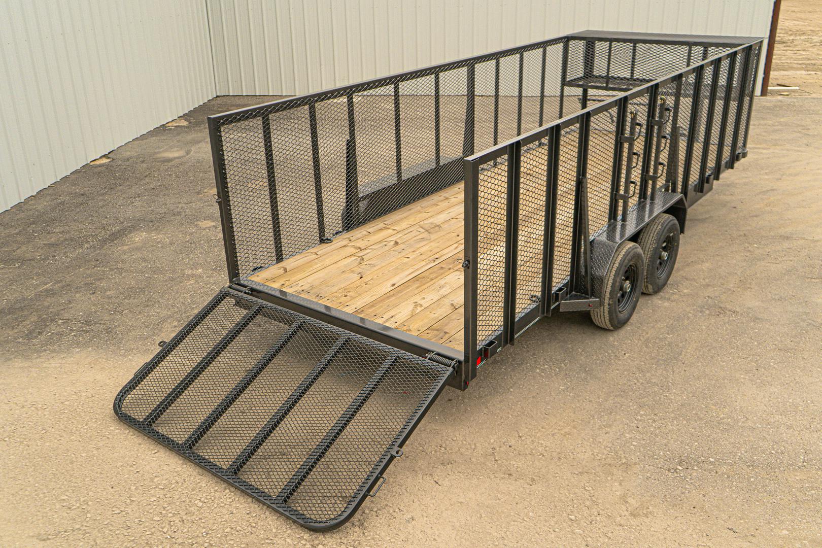 X-ON 20'x83" Landscape Trailer w/ 4' Sides & 4' Gate (L2) - Stock #88617 - Image 13 of 15