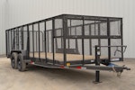 X-ON 20'x83" Landscape Trailer w/ 4' Sides & 4' Gate (L2) Stock #88617 - Thumbnail 2