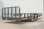 X-ON 22'x83" Utility Trailer w/ 2' Dovetail & 3' Gate (U2) Stock #88618 - Thumbnail 4