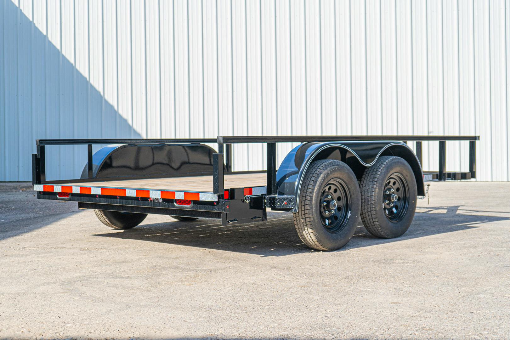 X-ON 12'x83" Utility Trailer w/ Slide-In Ramps (U2)