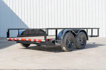 X-ON 12'x83" Utility Trailer w/ Slide-In Ramps (U2) Stock #88619 - 9 more images