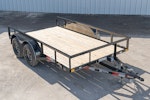 X-ON 12'x83" Utility Trailer w/ Slide-In Ramps (U2) Stock #88619 - Thumbnail 1
