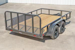X-ON 12'x83" Utility Trailer w/ 3' Gate (U2) Stock #88620 - Thumbnail 2