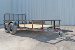 X-ON 12'x83" Utility Trailer w/ 3' Gate (U2) Stock #88620 - Thumbnail 2