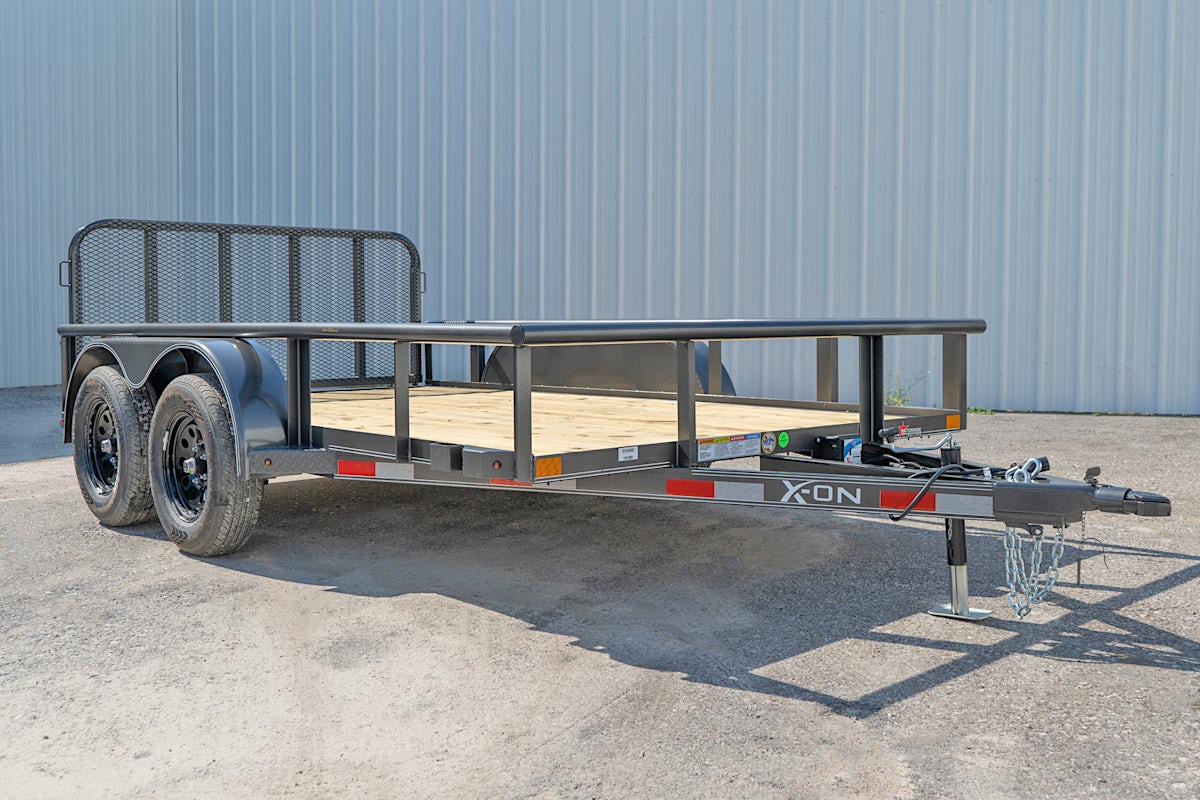X-ON 12'x83" Utility Trailer w/ 3' Gate (U2) - Stock #88620 - Image 2 of 13 X-ON 12'x83" Utility Trailer w/ 3' Gate (U2) - Stock #88620 - Image 2 of 13