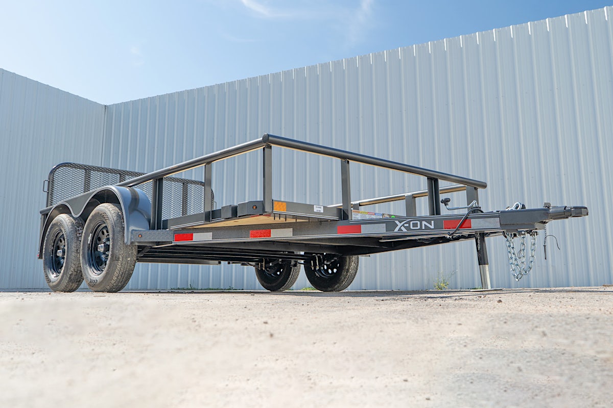 X-ON 12'x83" Utility Trailer w/ 3' Gate (U2) - Stock #88620 - Image 3 of 13 X-ON 12'x83" Utility Trailer w/ 3' Gate (U2) - Stock #88620 - Image 3 of 13
