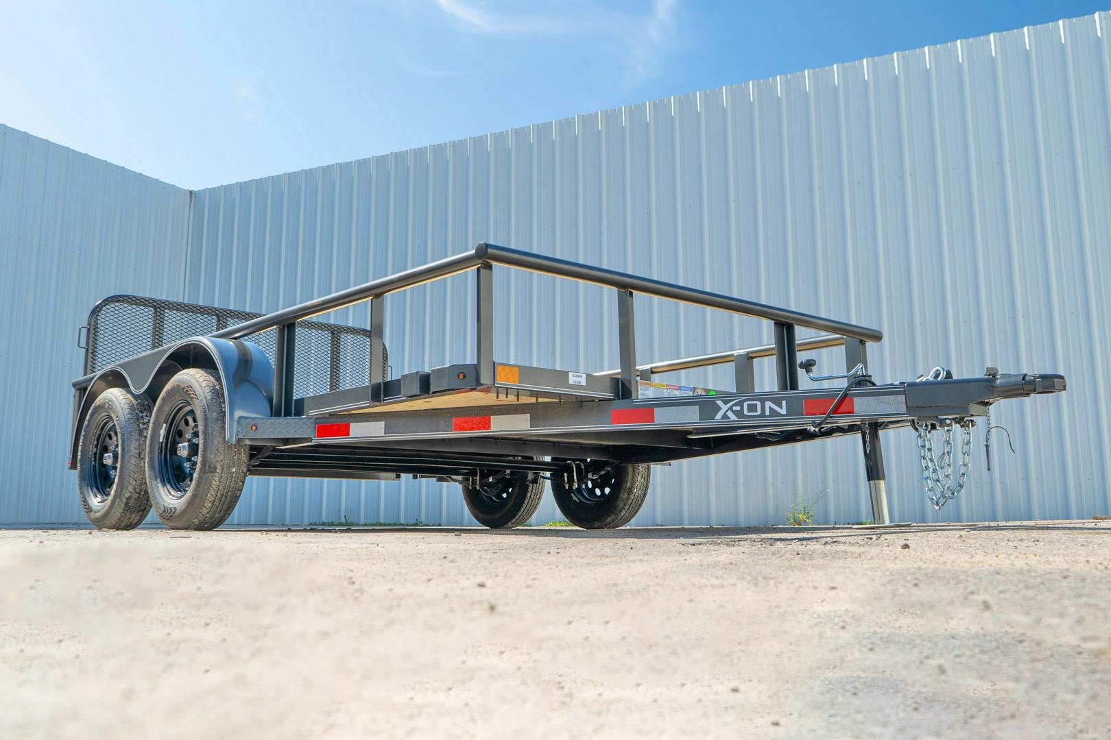 X-ON 12'x83" Utility Trailer w/ 3' Gate (U2)