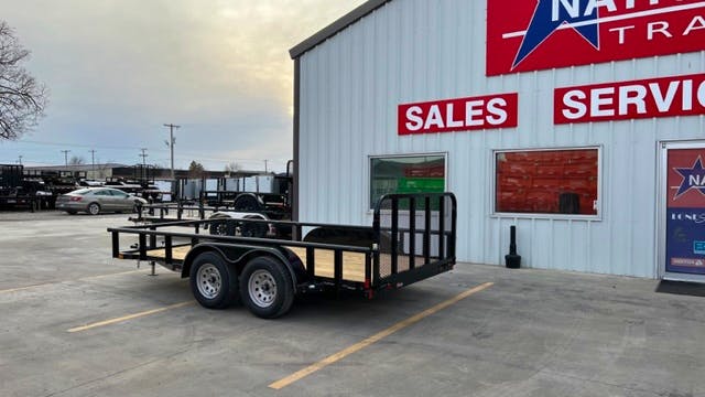 X-ON 14'x83" Utility Trailer w/ 3' Gate (U2) - Stock #88621 - Image 3 of 4