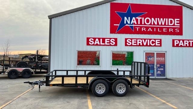 X-ON 14'x83" Utility Trailer w/ 3' Gate (U2) - Stock #88621 - Image 4 of 4