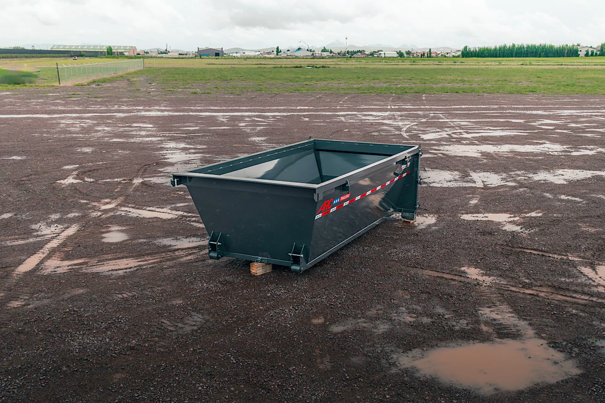 ARC Trailers 14' 14 Yard Multi-purpose Roll Off Dumpster (MDB) - Stock #88624 - Image 5 of 8 ARC Trailers 14' 14 Yard Multi-purpose Roll Off Dumpster (MDB) - Stock #88624 - Image 5 of 8
