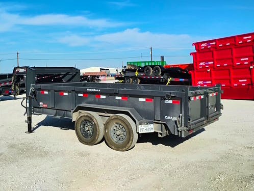 Lamar USED 14'x83" Gooseneck Dump Trailer - Stock #88649 - Image 4 of 5