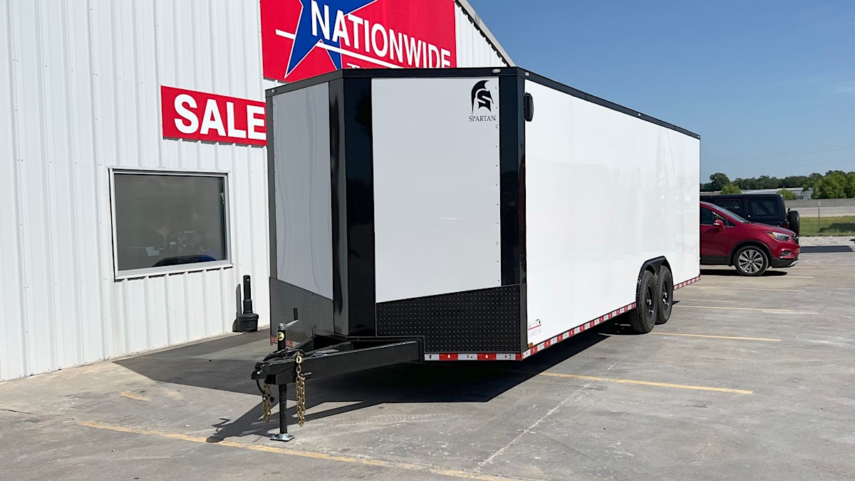 Spartan 8.5'x24' Enclosed Cargo Trailer w/ Rear Ramp Door (C2) - Stock #88661 - Image 3 of 8 Spartan 8.5'x24' Enclosed Cargo Trailer w/ Rear Ramp Door (C2) - Stock #88661 - Image 3 of 8