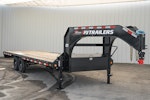 PJ Trailers 24'x102" Gooseneck Low Pro Flatbed Trailer w/ Singles (LS) Stock #88663 - Thumbnail 1