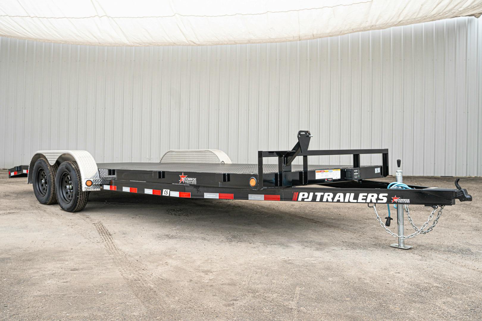 PJ Trailers 20'x83" 5" Channel Car Trailer w/ Steel Deck (C5) - Stock #88664 - Image 3 of 16