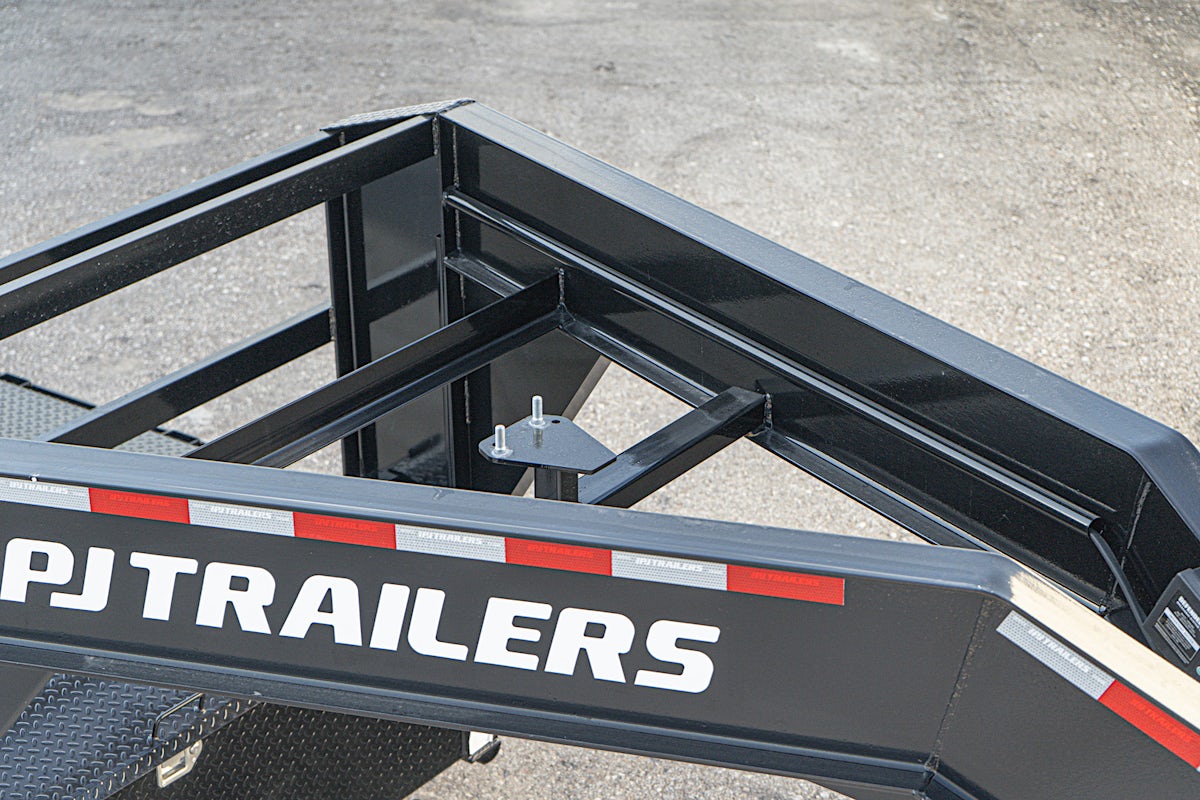 PJ Trailers 24'x102" Gooseneck 10" Pro I-Beam S/W Equipment Trailer (H7) - Stock #88665 - Image 5 of 17 PJ Trailers 24'x102" Gooseneck 10" Pro I-Beam S/W Equipment Trailer (H7) - Stock #88665 - Image 5 of 17