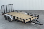 PJ Trailers 16'x83" Tandem Axle 4" Channel Utility Trailer (UL) Stock #88667 - Thumbnail 1