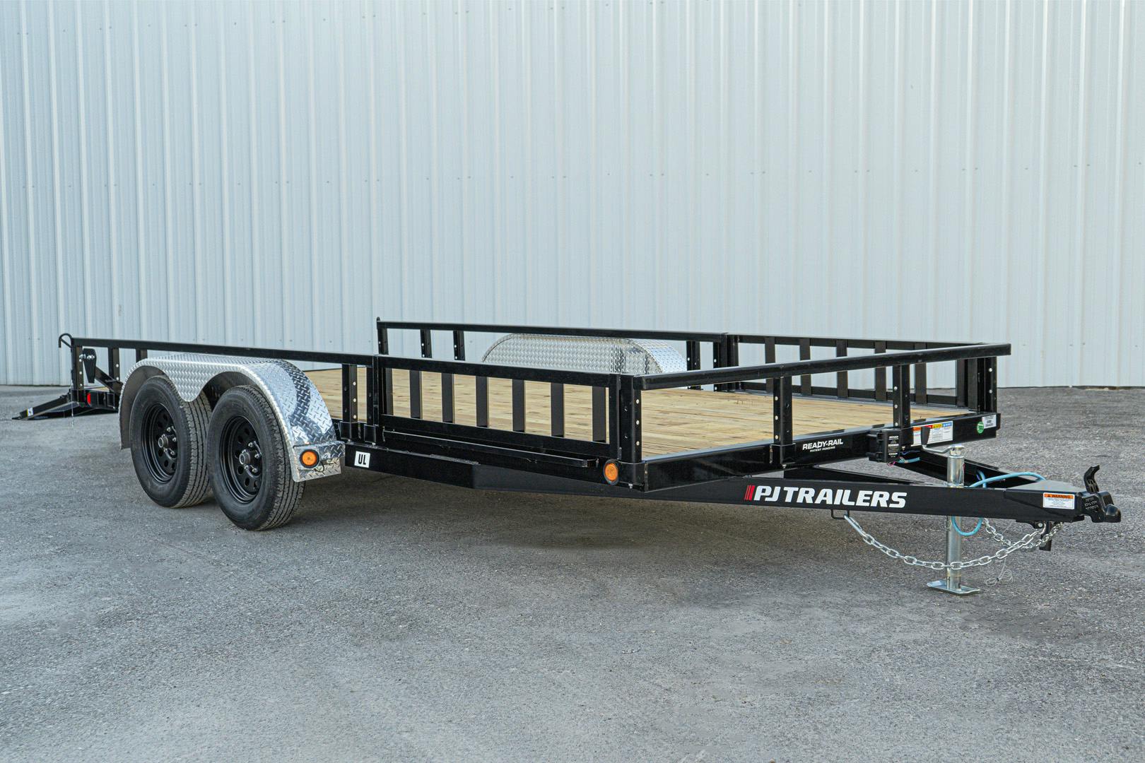 PJ Trailers 16'x83" Tandem Axle 4" Channel Utility Trailer (UL) - Stock #88667 - Image 4 of 19