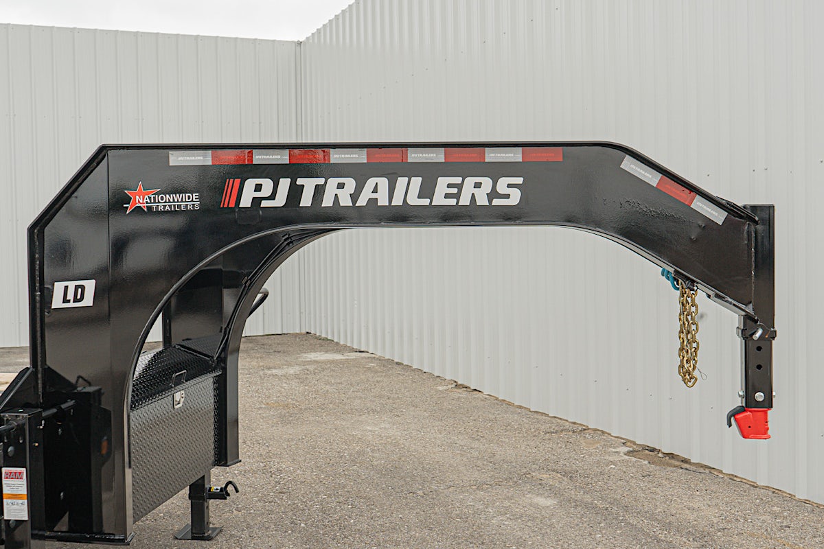 PJ Trailers 40'x102" Gooseneck Low Pro Flatbed Trailer w/ Duals (LD) - Stock #88669 - Image 12 of 28 PJ Trailers 40'x102" Gooseneck Low Pro Flatbed Trailer w/ Duals (LD) - Stock #88669 - Image 12 of 28