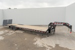 PJ Trailers 40'x102" Gooseneck Low Pro Flatbed Trailer w/ Duals (LD) Stock #88669 - Thumbnail 1