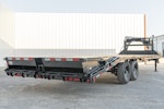 PJ Trailers 25'x102" Gooseneck Low Pro Flatbed Trailer w/ Singles (LS) Stock #88670 - Thumbnail 25