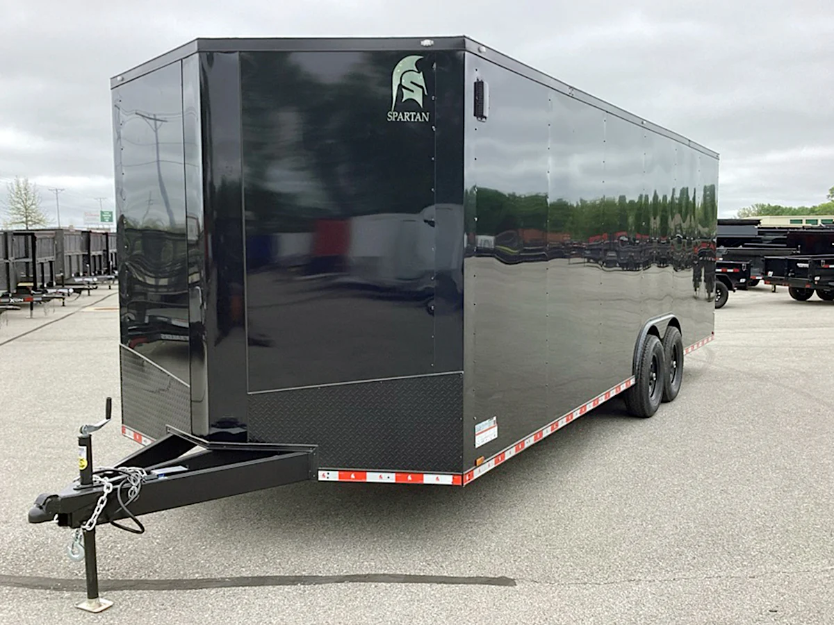 Spartan 8.5'x24' Enclosed Cargo Trailer w/ Rear Ramp Door (C2) - Stock #88675 - Image 2 of 10 Spartan 8.5'x24' Enclosed Cargo Trailer w/ Rear Ramp Door (C2) - Stock #88675 - Image 2 of 10