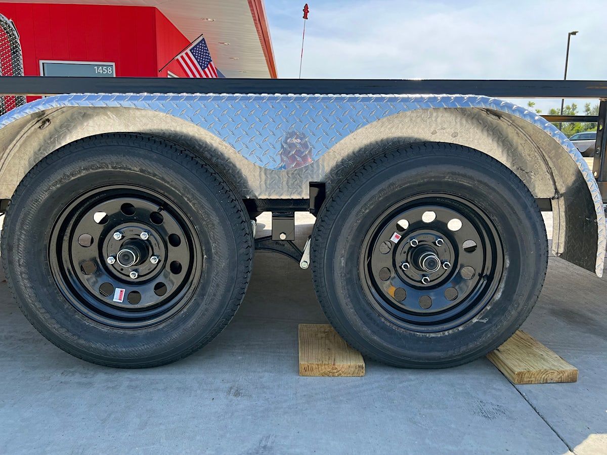 PJ Trailers 14'x77" Tandem Axle 4" Channel Utility Trailer (UK) - Stock #88680 - Image 5 of 8 PJ Trailers 14'x77" Tandem Axle 4" Channel Utility Trailer (UK) - Stock #88680 - Image 5 of 8