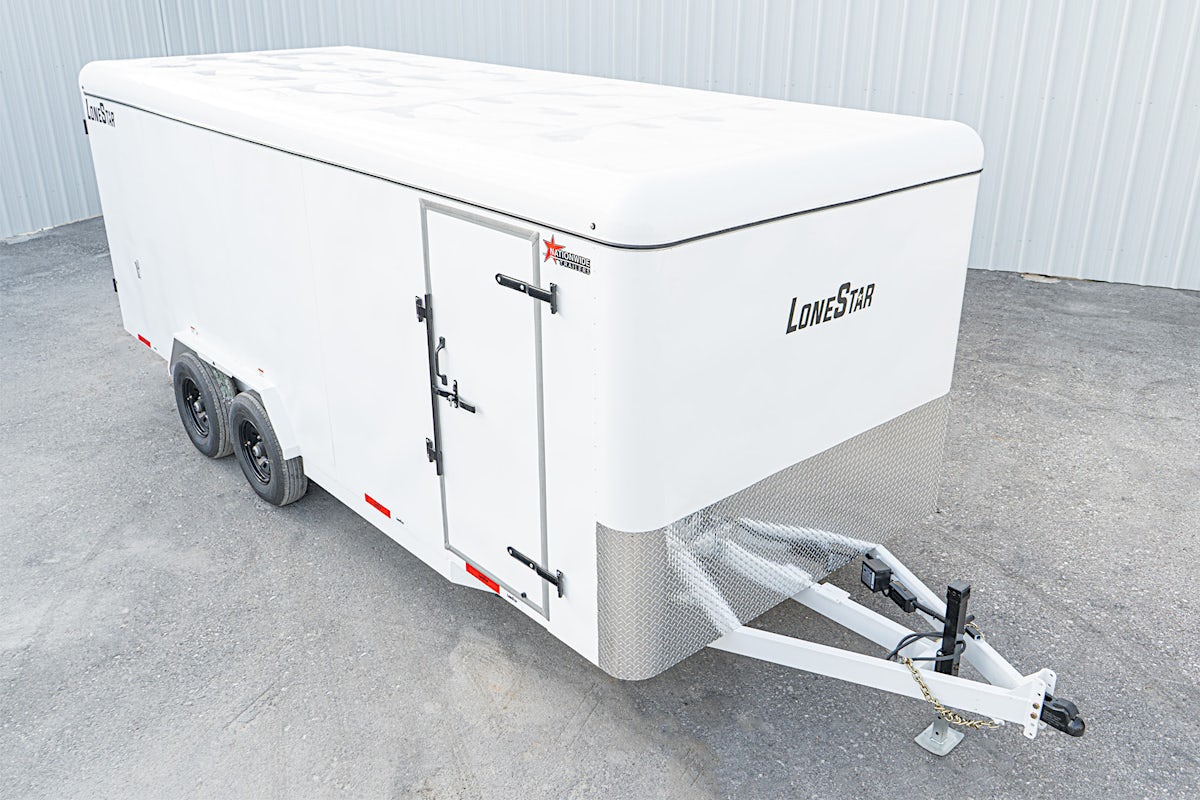 LoneStar 7.10'x20' 14k Steel Enclosed Cargo Trailer w/ Rear Barn Doors (C2) - Stock #88686 - Image 3 of 14 LoneStar 7.10'x20' 14k Steel Enclosed Cargo Trailer w/ Rear Barn Doors (C2) - Stock #88686 - Image 3 of 14