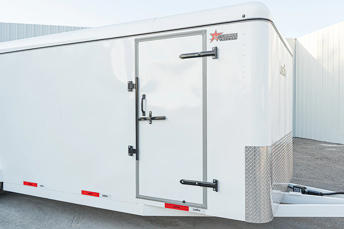 LoneStar 7.10'x24' 14k Steel Enclosed Cargo Trailer w/ Rear Ramp Door (C2) - Stock #88693 - Image 7 of 18 LoneStar 7.10'x24' 14k Steel Enclosed Cargo Trailer w/ Rear Ramp Door (C2) - Stock #88693 - Image 7 of 18