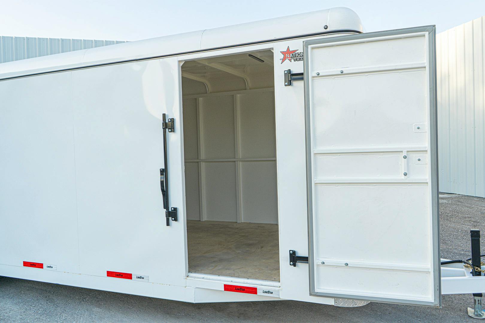 LoneStar 7.10'x24' 14k Steel Enclosed Cargo Trailer w/ Rear Ramp Door (C2) - Stock #88693 - Image 8 of 18