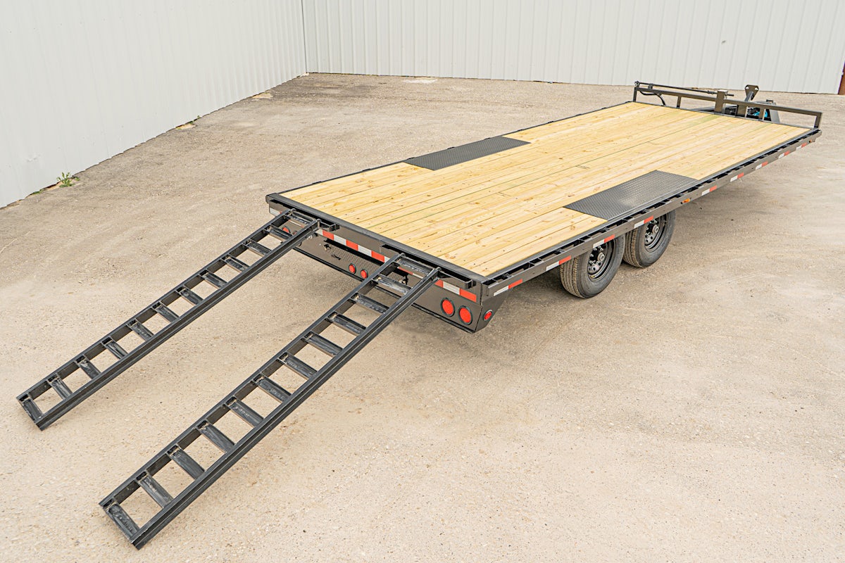 PJ Trailers 20'x102" 8" I-Beam Deckover Flatbed Trailer (F8) - Stock #88694 - Image 13 of 15 PJ Trailers 20'x102" 8" I-Beam Deckover Flatbed Trailer (F8) - Stock #88694 - Image 13 of 15