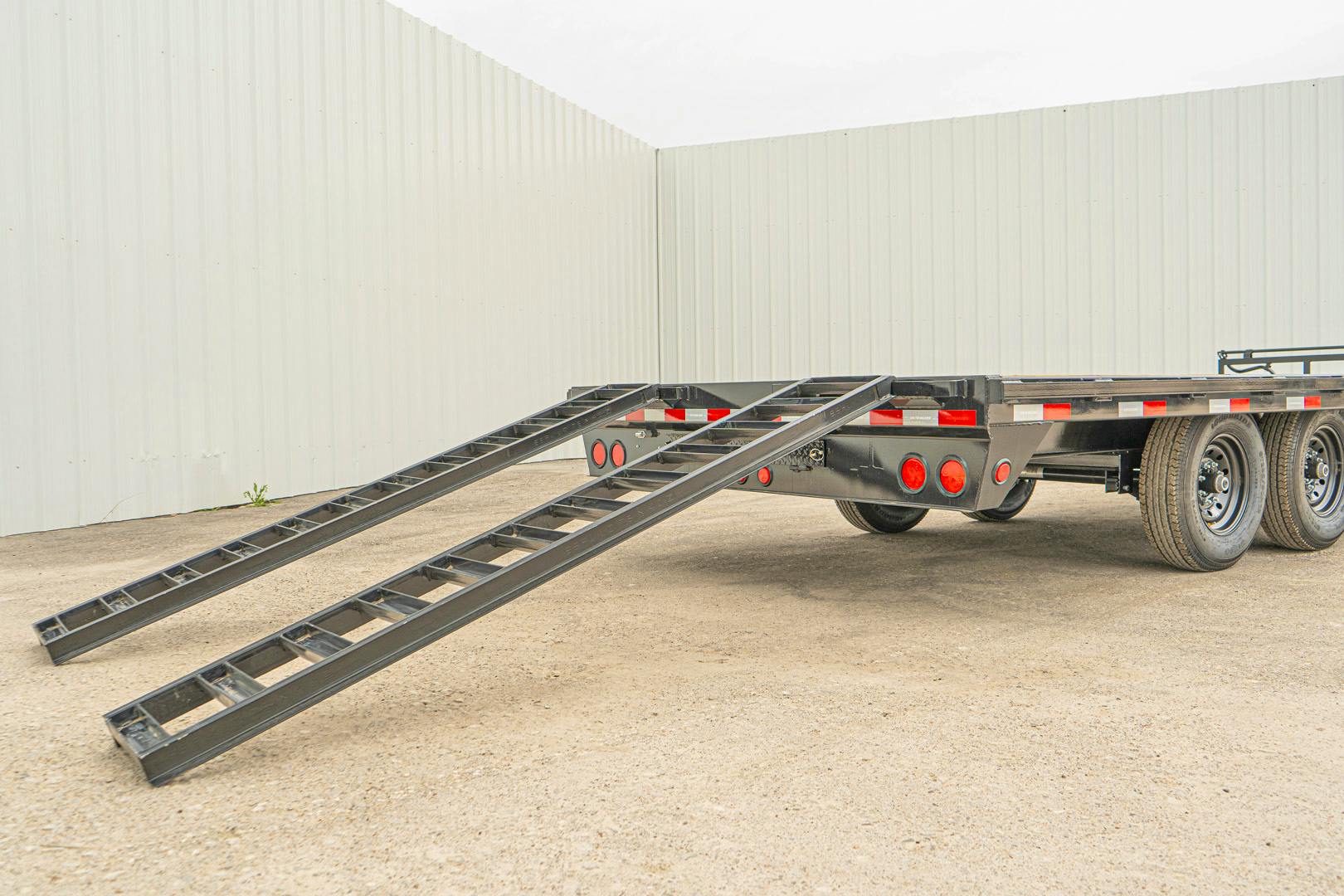 PJ Trailers 20'x102" 8" I-Beam Deckover Flatbed Trailer (F8) - Stock #88694 - Image 15 of 15