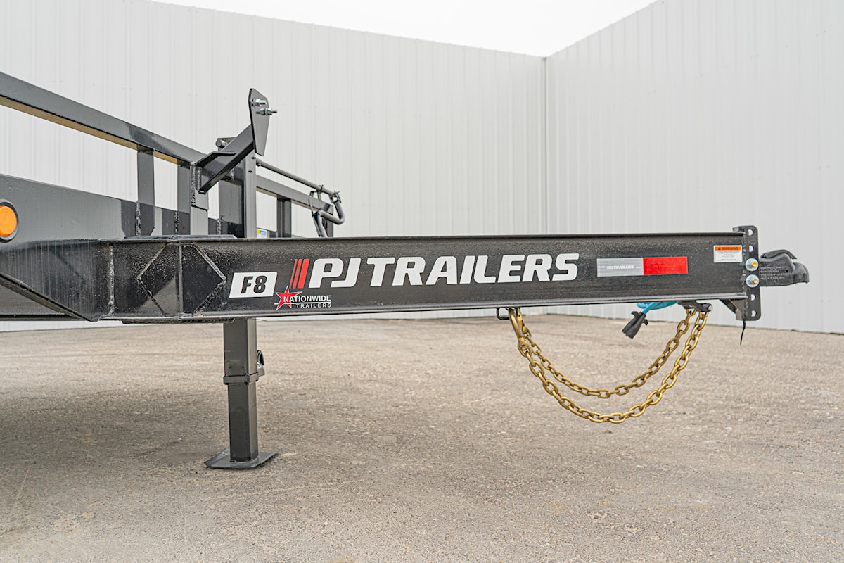 PJ Trailers 20'x102" 8" I-Beam Deckover Flatbed Trailer (F8) - Stock #88694 - Image 5 of 15 PJ Trailers 20'x102" 8" I-Beam Deckover Flatbed Trailer (F8) - Stock #88694 - Image 5 of 15