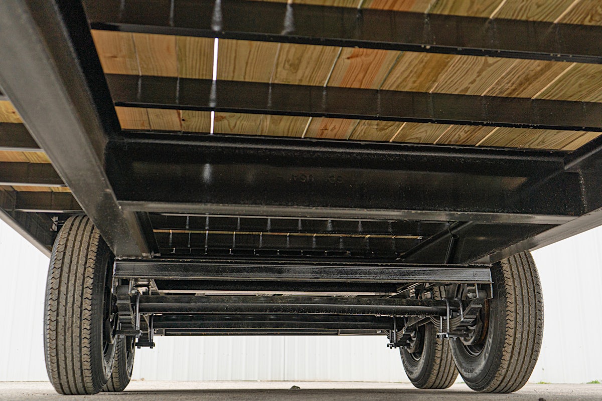 PJ Trailers 20'x102" 8" I-Beam Deckover Flatbed Trailer (F8) - Stock #88694 - Image 9 of 15 PJ Trailers 20'x102" 8" I-Beam Deckover Flatbed Trailer (F8) - Stock #88694 - Image 9 of 15