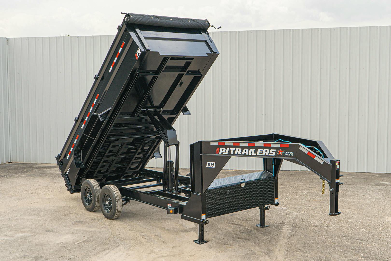 PJ Trailers 16'x83" Low Pro High Side Dump Trailer w/ 3' Sides (DM) - Stock #88698 - Image 2 of 28