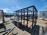 Texas Bragg 18'x83" Porta Potty Trash Trailer w/ Tandem Axle (ST) Stock #88709 - Thumbnail 3