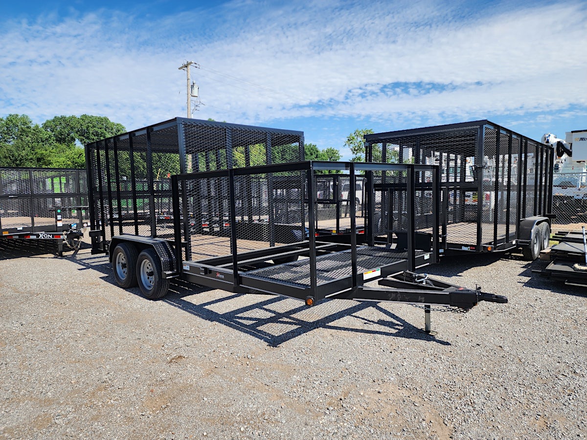 Texas Bragg 18'x83" Porta Potty Trash Trailer w/ Tandem Axle (ST) - Stock #88711 - Image 1 of 4 Texas Bragg 18'x83" Porta Potty Trash Trailer w/ Tandem Axle (ST) - Stock #88711 - Image 1 of 4