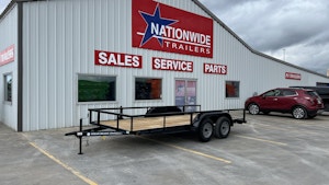 Texas Bragg 16'x77" Square Tube Top Utility Trailer