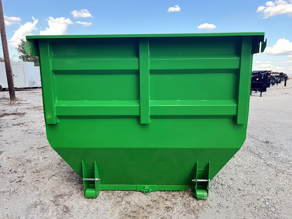 ARC Trailers 14' 20YD Steel Dumpster Bin w/ 6' Sides - Stock #88714 - Image 2 of 5 ARC Trailers 14' 20YD Steel Dumpster Bin w/ 6' Sides - Stock #88714 - Image 2 of 5