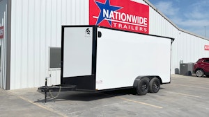 Spartan 7'x16' Enclosed Cargo Trailer w/ Rear Ramp Door (C2)