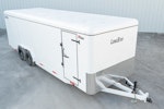 LoneStar 7.10'x24' 14k Steel Enclosed Cargo Trailer w/ Rear Ramp Door (C2) Stock #88730 - Thumbnail 4