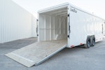 LoneStar 7.10'x24' 14k Steel Enclosed Cargo Trailer w/ Rear Ramp Door (C2) Stock #88730 - Thumbnail 14