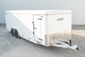 LoneStar 7.10'x24' 14k Steel Enclosed Cargo Trailer w/ Rear Barn Doors (C2)