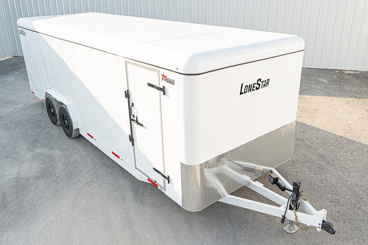 LoneStar 7.10'x24' 14k Steel Enclosed Cargo Trailer w/ Rear Barn Doors (C2) - Stock #88731 - Image 4 of 19 LoneStar 7.10'x24' 14k Steel Enclosed Cargo Trailer w/ Rear Barn Doors (C2) - Stock #88731 - Image 4 of 19