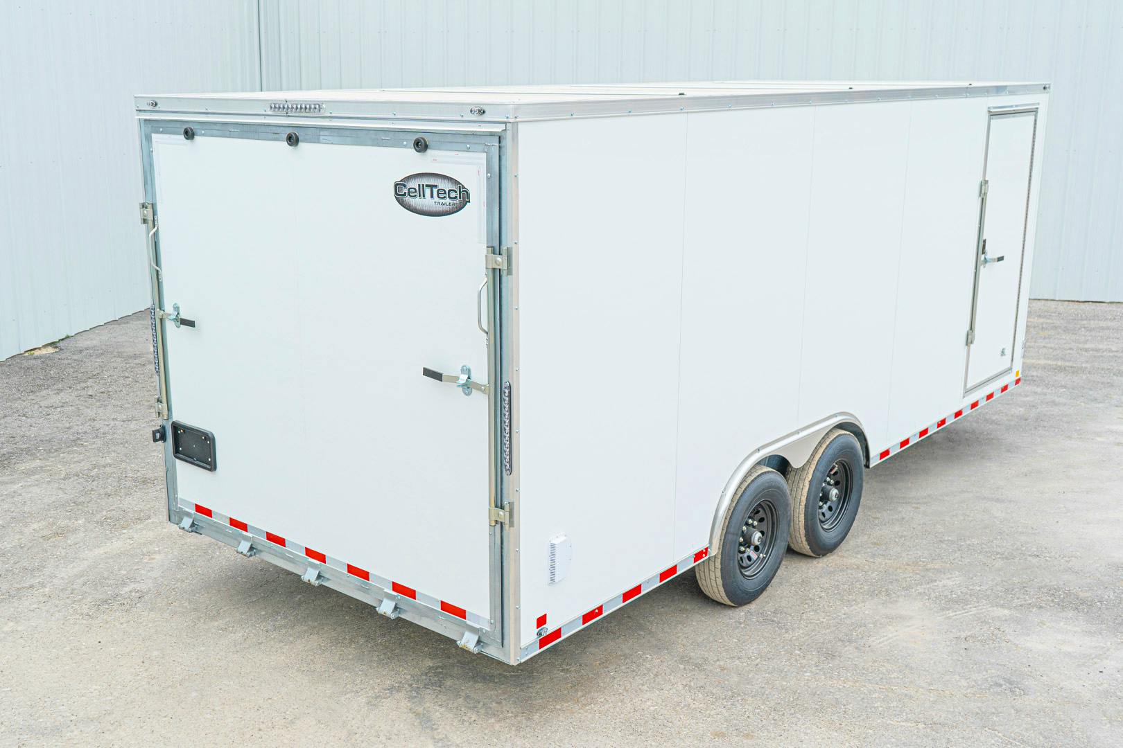 CellTech 8.5'x20' All-Steel Enclosed Cargo Trailer w/ Rear Ramp Door (C2) - Stock #88732 - Image 7 of 12