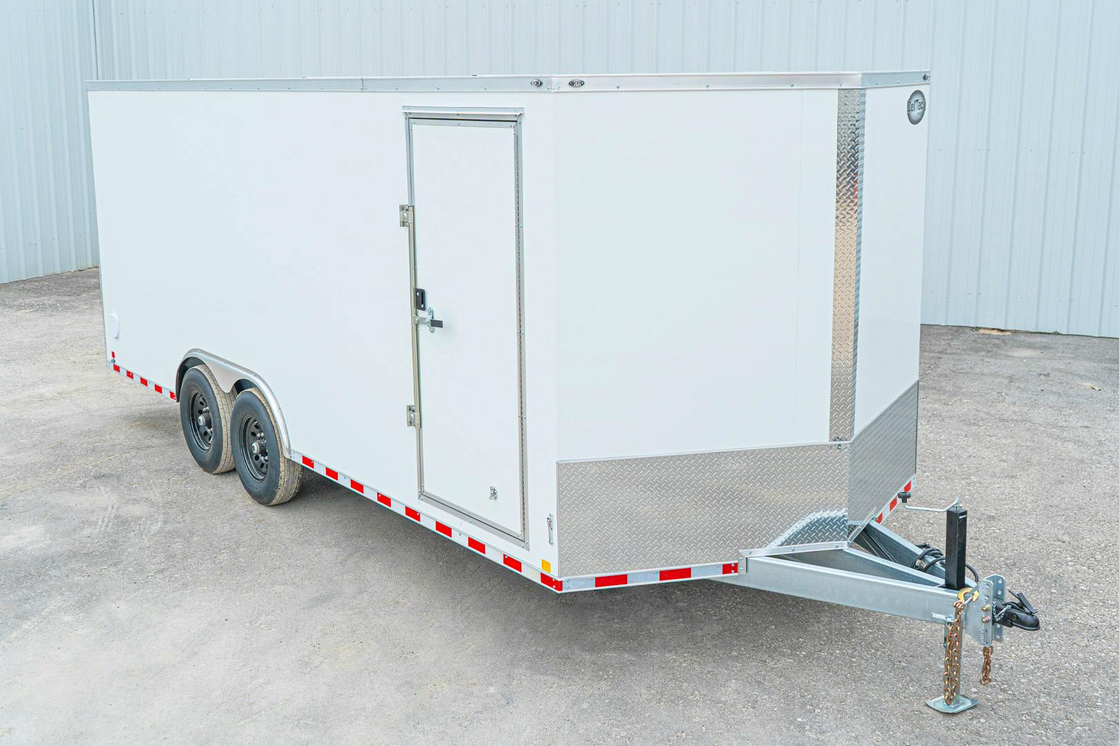 CellTech 8.5'x20' All-Steel Enclosed Cargo Trailer w/ Rear Ramp Door (C2) - Stock #88732 - Image 1 of 3