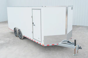 CellTech 8.5'x20' All-Steel Enclosed Cargo Trailer w/ Rear Ramp Door (C2)