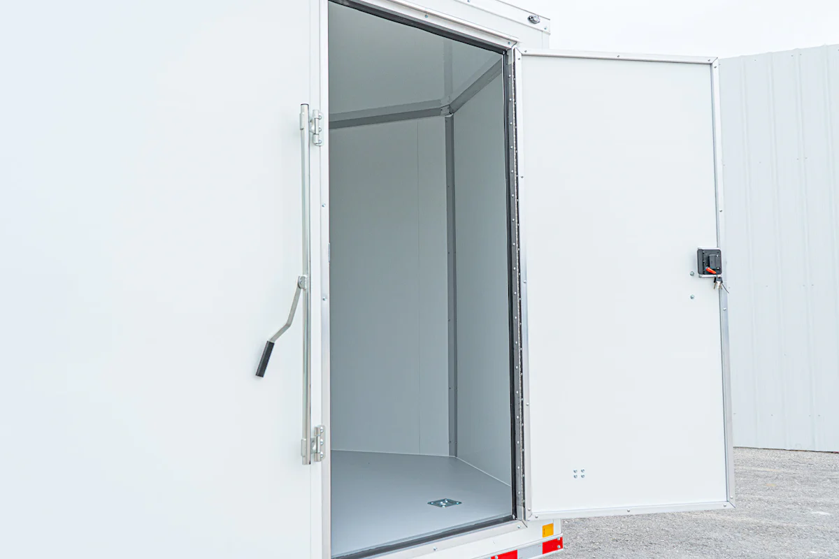 CellTech 8.5'x20' All-Steel Enclosed Cargo Trailer w/ Rear Ramp Door (C2) - Stock #88732 - Image 6 of 12 CellTech 8.5'x20' All-Steel Enclosed Cargo Trailer w/ Rear Ramp Door (C2) - Stock #88732 - Image 6 of 12
