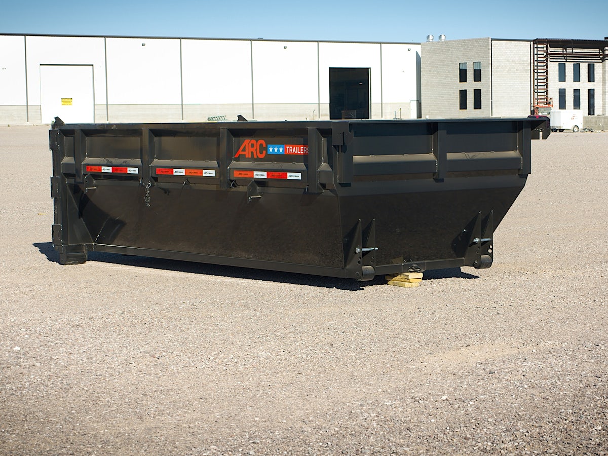 ARC Trailers 14' 14YD Steel Dumpster Bin w/ 4' Sides - Stock #88746 - Image 4 of 9 ARC Trailers 14' 14YD Steel Dumpster Bin w/ 4' Sides - Stock #88746 - Image 4 of 9