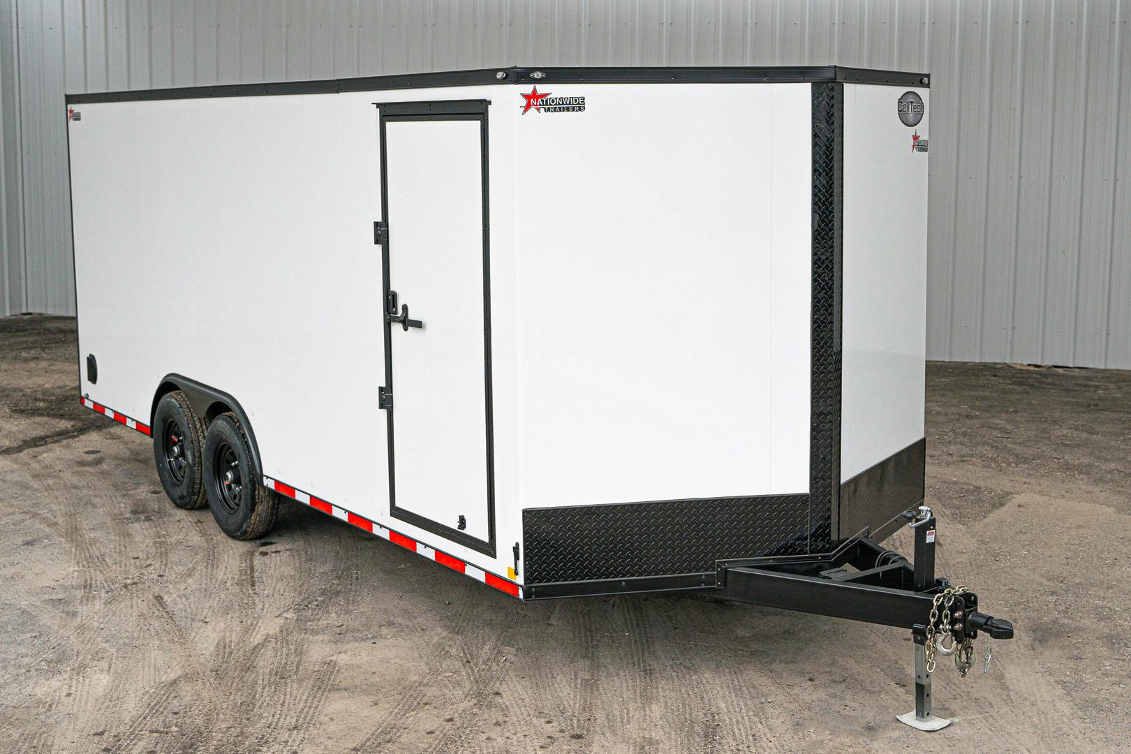 CellTech 8.5'x20' All-Steel Enclosed Cargo Trailer w/ Rear Ramp Door (C2) - Stock #88747 - Image 1 of 3