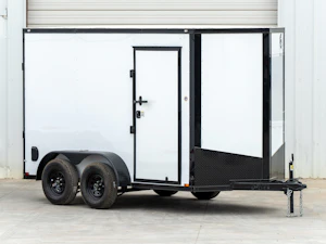 Spartan 6'x12' Enclosed Cargo Trailer w/ Rear Ramp Door (C2)